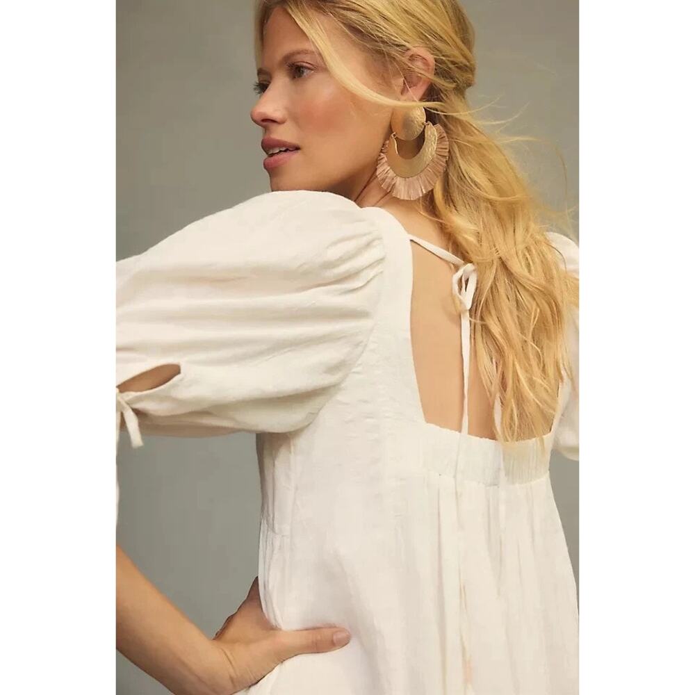 Anthropologie Pilcro Square Neck Babydoll Dress - image 2